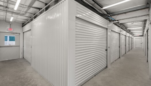 Indoor temperature-controlled storage units