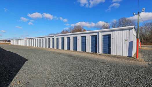 drive-up storage units at Pioneer Valley Storage in Hadley, MA