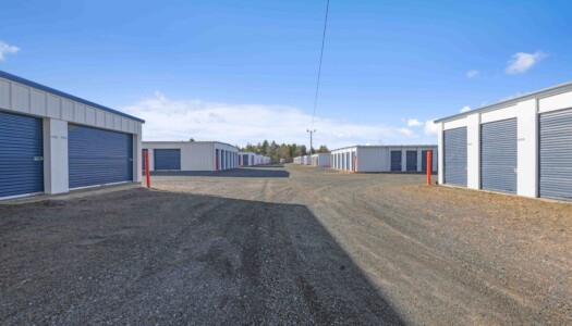 drive-up storage units at Pioneer Valley Storage in Hadley, MA