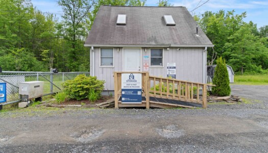 front building of Pioneer Valley Storage in Hadley, MA