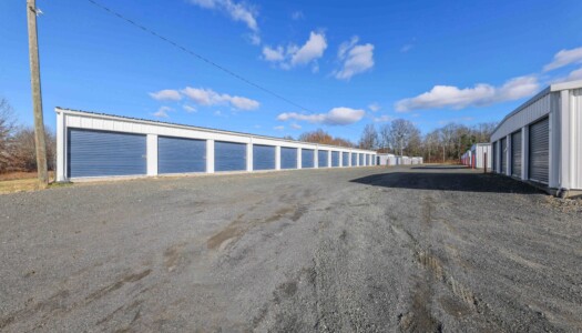 drive-up storage units at Pioneer Valley Storage in Hadley, MA