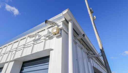 security camera at Pioneer Valley Storage in Hadley, MA